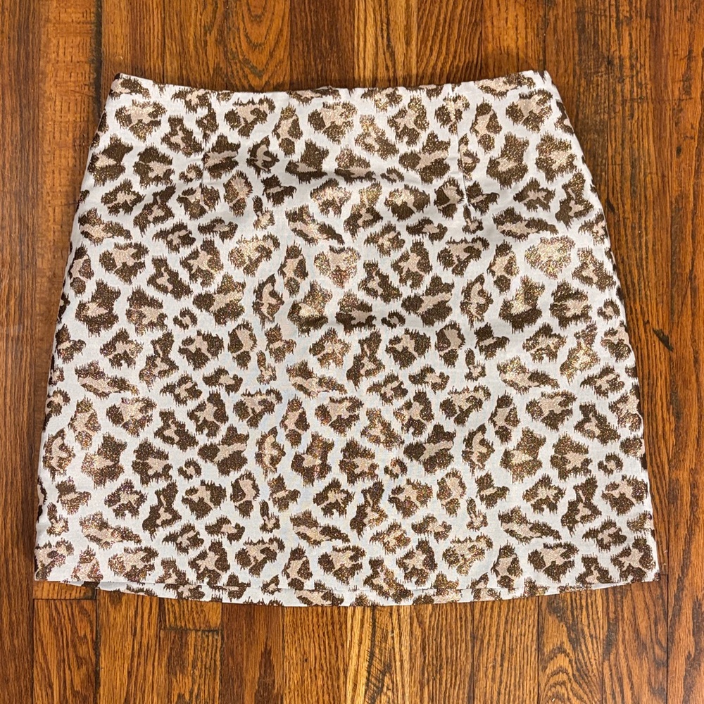 🎉NWOT! Lilly Pulitzer Leopard Print Mini Skirt!